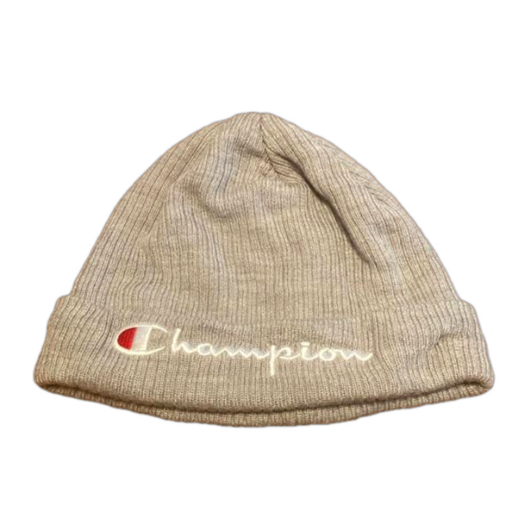 Champion Beanie Hat Gray One Size